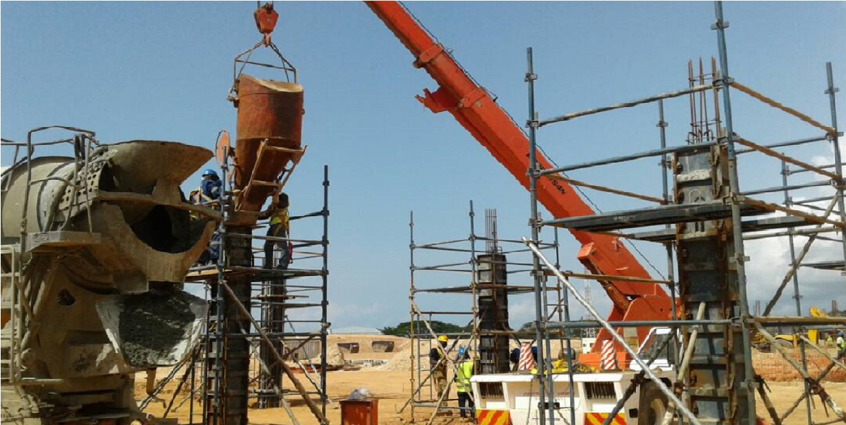 Feb 18 to Date: Ongoing - Equipment Rental Support - Construction of Takoradi Mall by WBHO Ghana Limited